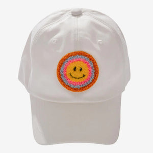 PH Play White Smile Patched Cap