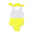 Maillot Girls Neon Colorblock Bathing Suit
