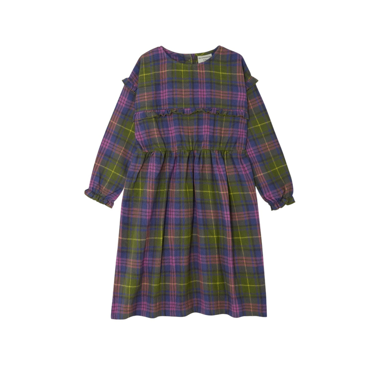 The Campamento Multicolor Checked Dress – Buttons and Bows