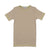 Kin Kin K38 Beige & Neon Yellow Thread Ribbed 3/4 Sleeve T-Shirt