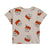Bobo Choses Beige Play The Drum All over T-shirt
