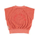 Piupiuchick Terracota w/ Apple Print Sleeveless Baby Sweatshirt