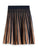 Scotch and Soda Lurx Stripe Pleated Knitted Glitter Midi Skirt