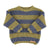 Piupiuchick Olive Green and Blue Stripes Knit Sweater