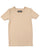 Belati Almond Pointelle Short Sleeve Shell T-Shirt