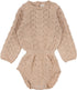 Lil Legs Dusty Pink Baby Girl Knit Romper