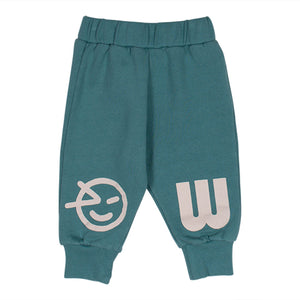 Wynken Soft Green Mini Scale Pant