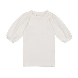 Farren + Me Cream Balloon 3/4 Sleeve T-shirt