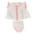 Noma Peach Special Stitch Trim Baby Set