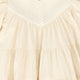 Bamboo Cream Lace Tiered Dress