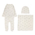 Lilette Cream/Nautical Print Layette Set