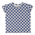 Lil Legs Checkered Tulip Print Short Sleeve Tee