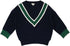 Lil Legs Navy Boys Varsity Sweatshirt