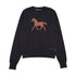Urban Edge Navy Horse Knit Sweater