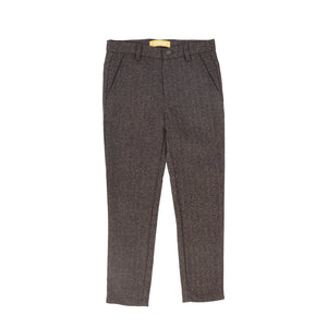 *Preorder Le Bourdon Brown Thin Wool Pants