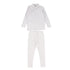 Bebe Jolee Blue Piped Wrap Pajamas