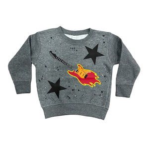 Rock Candy Grey Guitar Sweatshirt