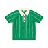 Fub Basil/Ecru Striped Polo