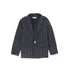 Le Bourdon Navy Textured Blazer
