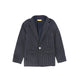 Le Bourdon Navy Textured Blazer