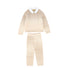 Le Bourdon Beige Ombre Knit Sweater Set