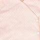 Bebe Jolee Pink Pointelle Piped Wrap Footie + Bonnet
