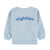 Piupiuchick Light Blue w/ Multicolor Wave Print Sweatshirt