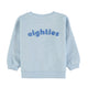 Piupiuchick Light Blue w/ Multicolor Wave Print Sweatshirt