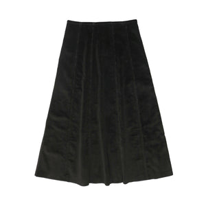 Urban Edge Black Cord Paneled Skirt