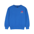 Bonmot Fresh Blue Quilted Embroidery Sweatshirt