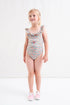 Tocoto Vintage Pink Floral Bathing Suit