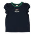 Lil Legs Navy Girls Short Sleeve Tee