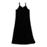 Lil Legs Black Velour Slip Maxi Dress