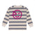 Wynken Ecru Magenta Triple Stripe Wynken Tee