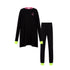 Parni PJ84 Black/Pink Heartlock Neon Cuff Teen Pj