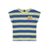 Bonmot Lime Wide Stripes Rainbow T-shirt