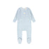 Bebe Jolee Blue Gingham Frame Footie