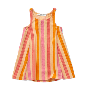 Sproet & Sprout Nectarine Stripes Sleeveless Dress