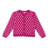 Bonton Rose Indien Lilet Maille Cardigan