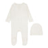 Lilette Cream Tiny Heart Footie Set