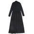 Bamboo Black V-Neck Overlay Maxi Dress