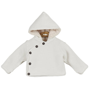 Dolce Goccia Cream Sherpa Lined  Jacket