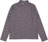 Lil Legs Grey Floral Printed Mockneck