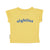 Piupiuchick Yellow w/ Multicolor Wave Baby Print T-Shirt