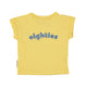 Piupiuchick Yellow w/ Multicolor Wave Baby Print T-Shirt