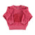 Piupiuchick Strawberry Pink w/ Red Apple Print Terry Sweatshirt