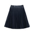 Christina Rohde Blue Pleated Leather Skirt