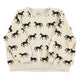 Piupiuchick Ecru w/ Black Horses Sweatshirt