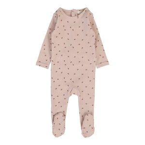 Lil Legs Pink Tulip Grandpa Footie