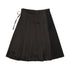 Urban Edge Black Pleated Wrap Skirt